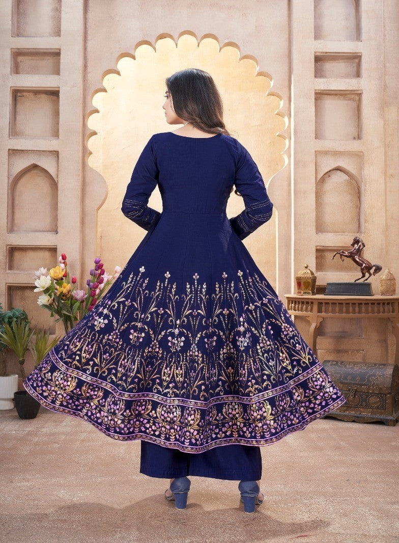 Women Fully Stitched Anarkali Style Salwar Kameez Suits