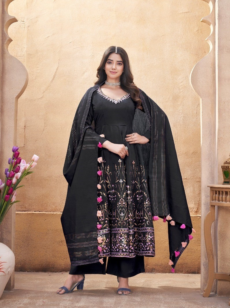 Women Fully Stitched Anarkali Style Salwar Kameez Suits