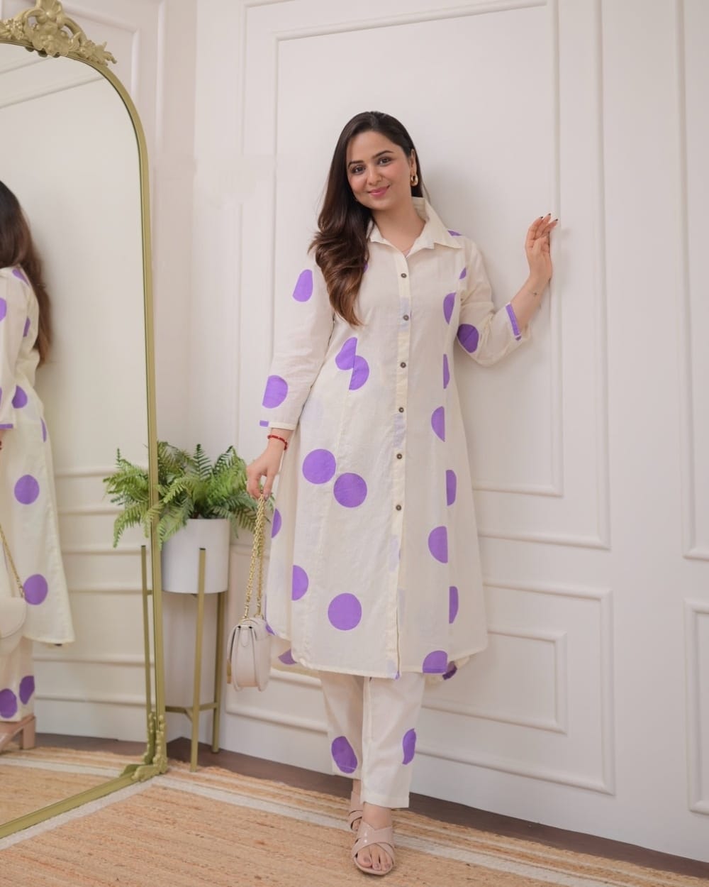 Women Daily Wear Kurta And Pant Set