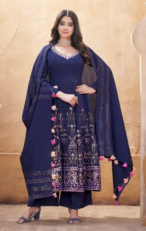 Women Fully Stitched Anarkali Style Salwar Kameez Suits