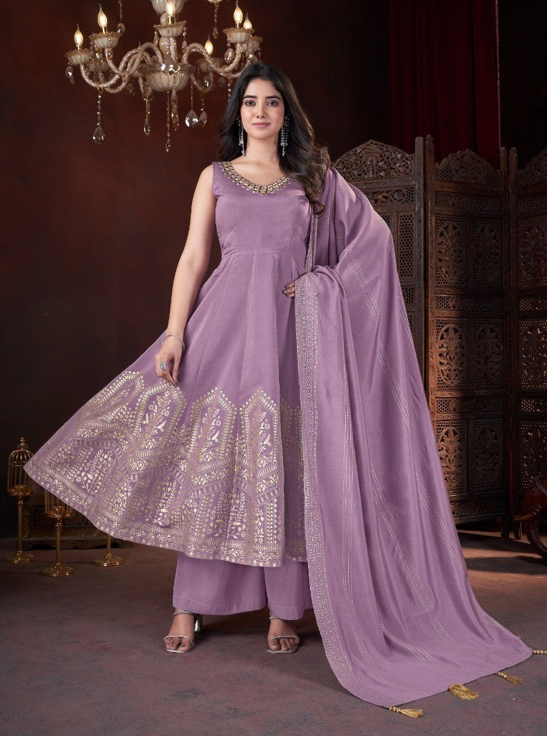 Women Fully Stitched Anarkali Style Salwar Kameez Suits