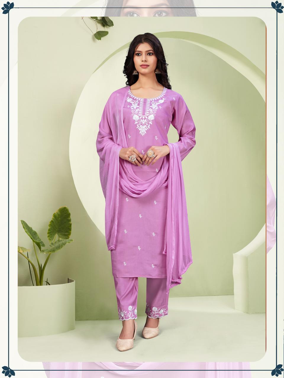 Women Office Wear Kurta Set With Dupatta